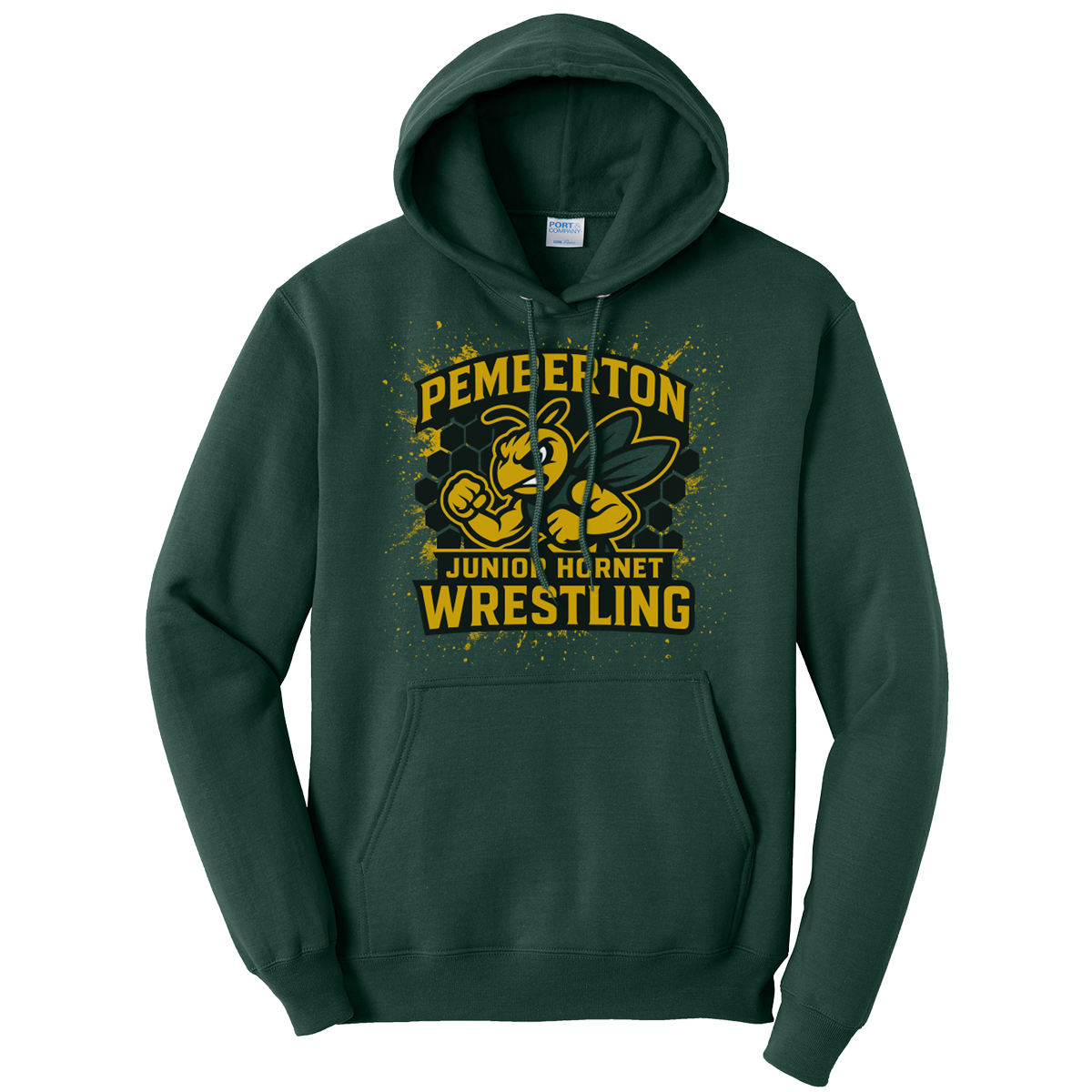 Pullover Hoodie - Pemberton Jr Hornet Wrestling