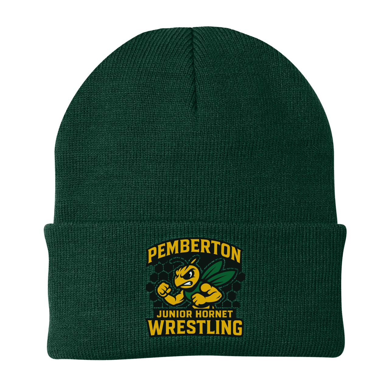 Cuff Beanie - Pemberton Jr Hornet Wrestling