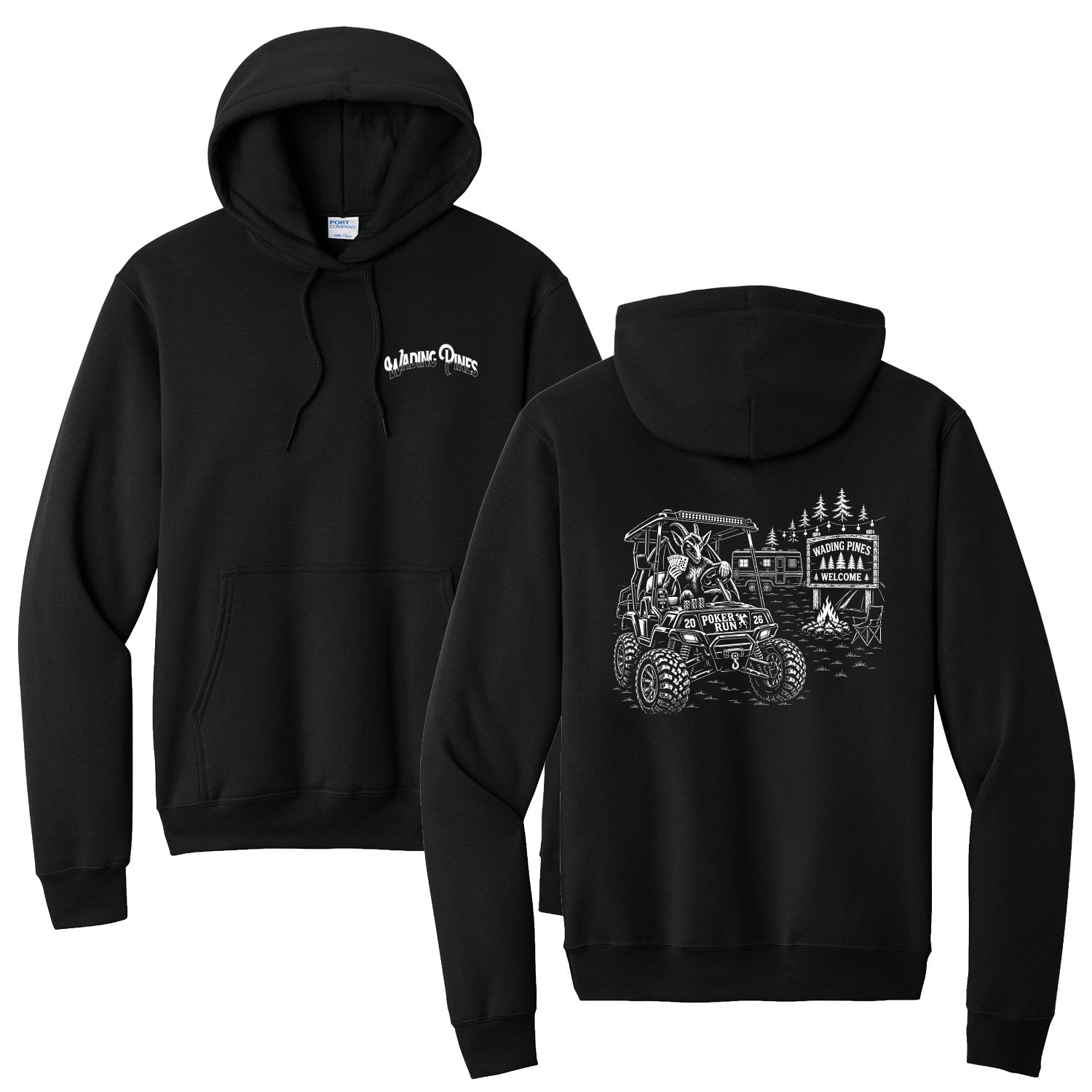 Wading Pines 2026 - Pullover Hoodie - Black